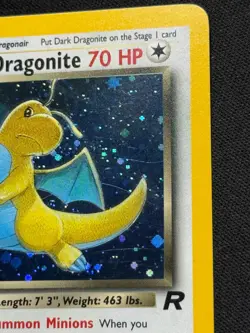 Pokemon Dark Dragonite Holo Team Rocket TCG Card 5/82 NM ~ ✴˚｡SWIRL˚｡✴ - Image 5