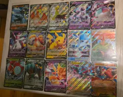 Lot Of 15 Jumbo Oversized Pokemon Cards - Image 1