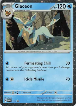 Glaceon - (Cosmos Holo) Holo Promo SV: Scarlet & Violet Promo Cards 171 NM - Image 1