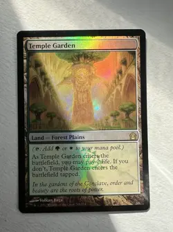 MTG FOIL Temple Garden NM/M Return to Ravnica RTR - Image 2
