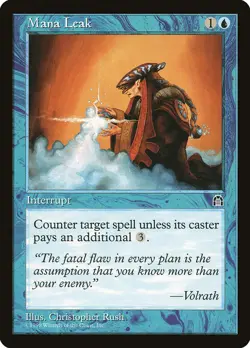4x Mana Leak - LP - Tempest Block - SPARROW MAGIC mtg - Image 1