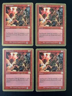 MTG- Earthquake x4 - 1999 Tokyo World Championship Deck - Image 1