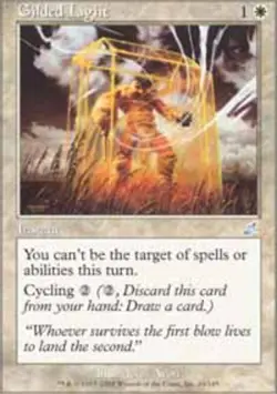 MTG Gilded Light - Foil, Scourge, Damaged, English - Image 1