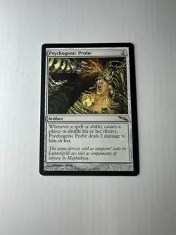 Psychogenic Probe LP Mirrodin Magic The Gathering Mtg Lightly Played Artifact - Image 1
