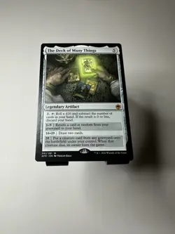 The Deck of Many Things Adventures in the Forgotten Realms NM MTG Rare Artifact - Image 3