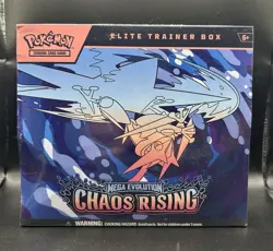 Pokemon Mega Evolutions Chaos Rising Elite Trainer Box Sealed SHIPS NOW - Image 1