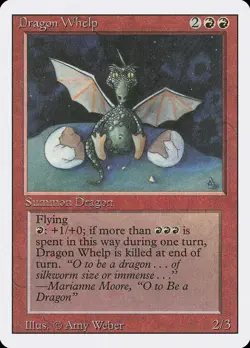 Dragon Whelp [Revised Edition] Magic MTG - Image 1