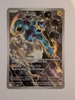 Pokemon TCG Black Bolt ETB Thundurus SVP209 Black Star Promo - NM - Image 1