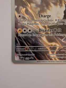 Pokemon TCG Black Bolt ETB Thundurus SVP209 Black Star Promo - NM - Image 4