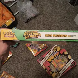 Pokemon TCG Mega Meganium ex Box Ascended Heroes Promo 4 Booster packs 2026 - Image 3