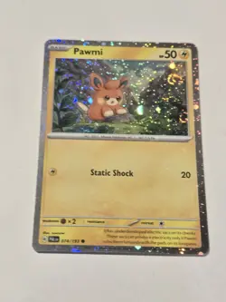 Pokemon TCG - Pawmi - Paldea Evolved 074/193 Cosmo Holo - Image 1