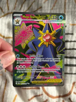 Mega Starmie ex Full Art Ultra Rare 102/088 Pokemon Card ME: Perfect Order - Image 3