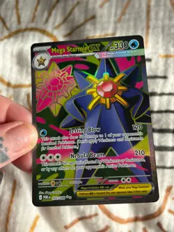 Mega Starmie ex Full Art Ultra Rare 102/088 Pokemon Card ME: Perfect Order - Image 4