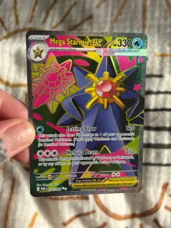 Mega Starmie ex Full Art Ultra Rare 102/088 Pokemon Card ME: Perfect Order - Image 5