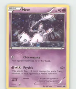 MEW XY192 HOLO PROMO XY PROMO POKEMON HOLO LIGHTLY PLAYED - Image 2