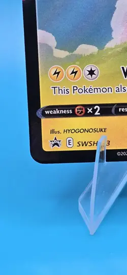2021 Pokemon TCG Pikachu V Celebrations SWSG143 Full Art Holo Card/B7 - Image 5