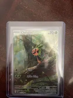 Chespin 087/086 Pokemon Chaos Rising Holo Pokemon Card - Image 1