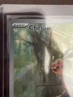 Chespin 087/086 Pokemon Chaos Rising Holo Pokemon Card - Image 3