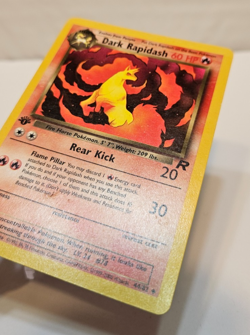 Dark Rapidash 44/82 Uncommon 1st Edition Team Rocket Pokemon 1900 - Image 2