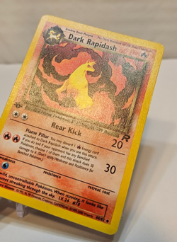 Dark Rapidash 44/82 Uncommon 1st Edition Team Rocket Pokemon 1900 - Image 3