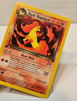 Dark Rapidash 44/82 Uncommon 1st Edition Team Rocket Pokemon 1900 - Image 4