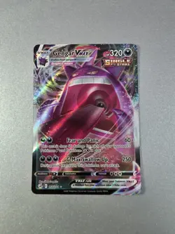 Pokemon TCG Fusion Strike Gengar VMAX 157/264 Full Art Holo Ultra Rare NM/Mint - Image 1