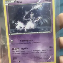 Pokemon TCG Mew XY192 Black Star Promo Holo LP Near Mint Looking - Image 4