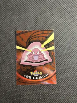 Grimer [Foil] #88 Pokemon 2000 Topps TV LP - Image 3
