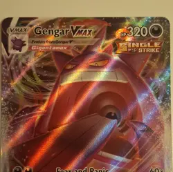 Pokemon Gengar VMAX 157/264 Ultra Rare Holo 320 HP Swsh08 Fusion Strike - Image 3