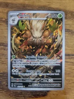 Pokemon TCG Shiftry Full Art Holo Temporal Forces 163/162 Illustration Rare - Image 1