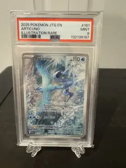 Articuno Pokemon TCG Illustration Rare 161/159 Pokemon Journey Together - PSA 9 - Image 1
