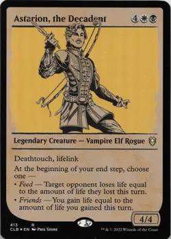 Astarion, the Decadent (Showcase) - FOIL - R Commander Legends: Battle for Baldu - Image 1