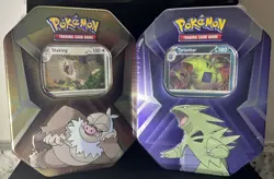 💥✨ Pokemon Triple Whammy Tin Lot Slaking & Tyranitar | SEALED | FREE SHIP ✨💥 - Image 1