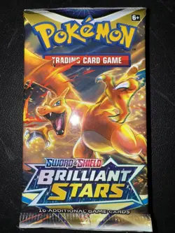 Pokemon Brilliant Stars Booster Pack NEW SEALED (1 Pack) - Image 1