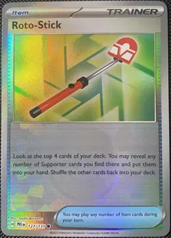 Roto-Stick (Poke Ball Pattern) 127/131 Sv: Prismatic Evolutions Holo - Pokemon - Image 1