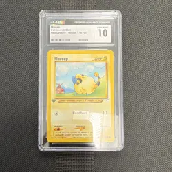 Nintendo Pokemon TCG Neo Destiny Mareep 75/105 1st Edition 2002 CGC Gem Mint 10 - Image 2