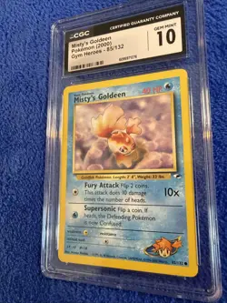 (POP 30) Pokemon CGC 10 GEM MINT Misty's Goldeen Gym Heroes 1st Edition 85/132 - Image 3