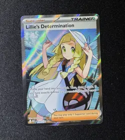 Pokemon Lillie's Determination 169/132 ME01 Ultra Rare Holo Trainer EN - Image 1