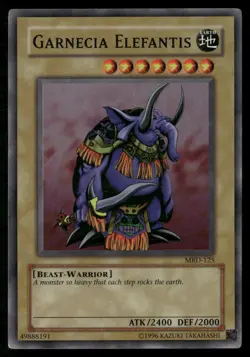 Garnecia Elefantis MRD-125 Super Rare Metal Raiders Yu-Gi-Oh Lightly Played - Image 1