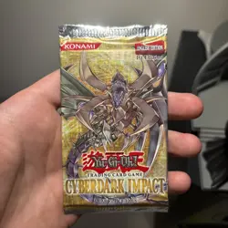 Yugioh Cyberdark Impact Factory Sealed Booster Pack 1st Edition - Image 1