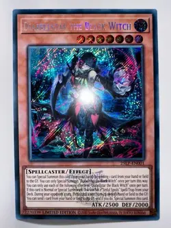 Yugioh Diabellstar the Black Witch 25LP-EN001 Secret Rare Emblazoned Limited Ed. - Image 1