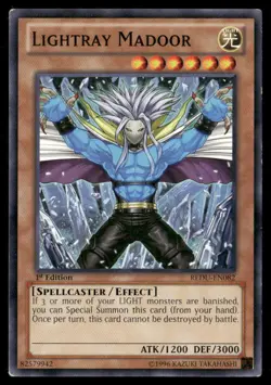 Lightray Madoor Return of the Duelist REDU-EN082 Common / Short Print Yugioh LP - Image 1