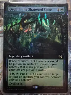 Ozolith, the Shattered Spire (Extended Art) March of the Machine Foil - Image 1