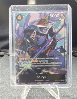 Bandai One Piece CCG Shiryu PRB02-015 Alt Art Rare Foil English - Image 1