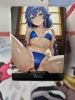Roxy Migurdia Mushoku Tensei ACG Goddess Story Waifu Anime Custom Card - Image 1
