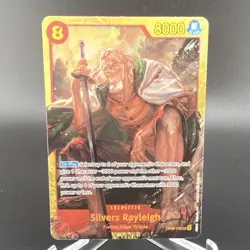 Namco Silvers Rayleigh OP08-118 Two Legends Foil Secret Rare One Piece EN - Image 1