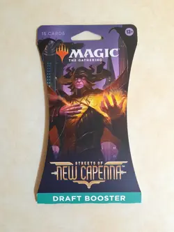 Streets of New Capenna: Magic the Gathering (1x Sleeved Draft Booster Pack) - Image 1