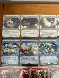 Woodland Showcase Bloomburrow Complete Set NM Non-Foil Stormsplitter Glarb Kitsa - Image 2