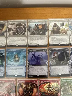 Woodland Showcase Bloomburrow Complete Set NM Non-Foil Stormsplitter Glarb Kitsa - Image 3