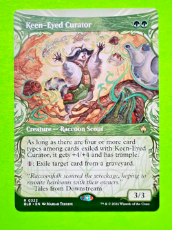 MTG Bloomburrow - Keen-Eyed Curator - Showcase - Image 1